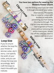 Wisteria Flower Charm