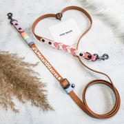 Rainbow Braided Multiway Leash