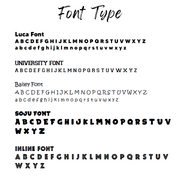 fonts for dog collar