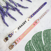 Pink dog collar