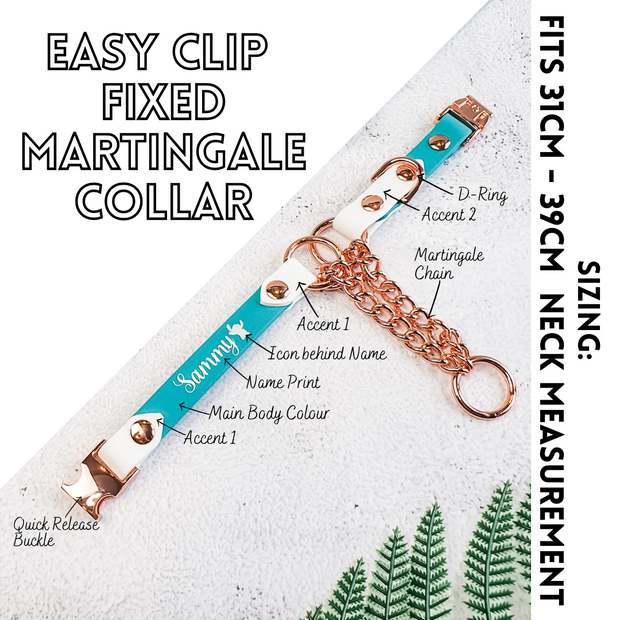 Easy Clip Fixed Martingale Collar