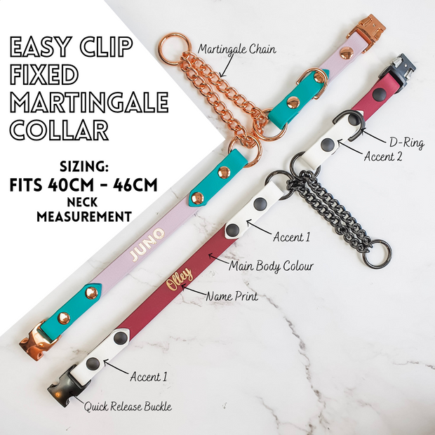 Easy Clip Fixed Martingale Collar
