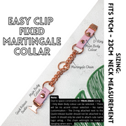 Easy Clip Fixed Martingale Collar