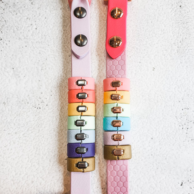 Rainbow Braided Multiway Leash