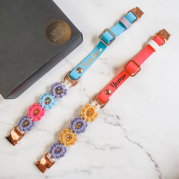 Easy Clip Flower Collar (Adjustable)